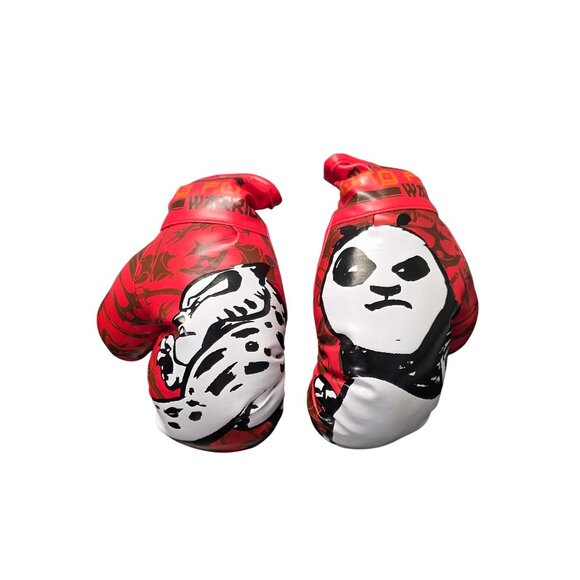 Kung Fu Panda Movie Promo Vintage Kids Boxing Gloves - Picture 1 of 10